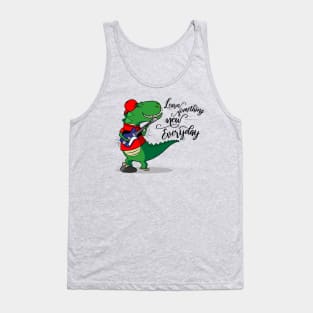 Dino Playing guitar Tank Top